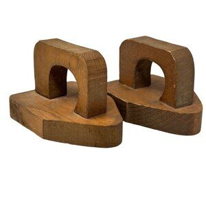 Rustic Farmhouse Wooden Clothes Irons Country Decor Primitive Chic Grannycore